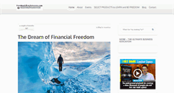 Desktop Screenshot of freedomlifestylesecrets.com